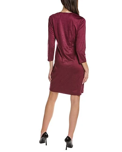 Anne Klein Suede Wrap Dress Women - Image 2