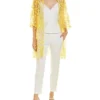 Anne Klein Oversized Sheer Cardigan Women