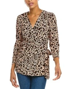 Anne Klein Wrap Top Women