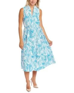 Anne Klein Tropical Midi Dress Women
