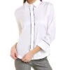 Anne Klein Easy Care Button Up Women