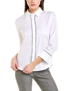 Anne Klein Easy Care Button Up Women