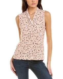 Anne Klein Pleated Top Women