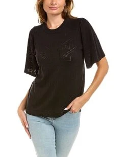 Anne Klein Pointelle Sweater Women