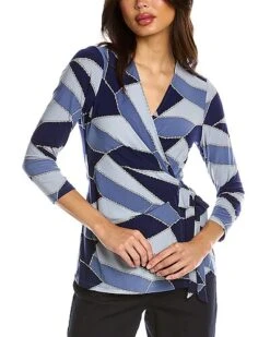 Anne Klein Wrap Top Women