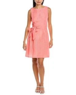 Anne Klein Pleated Mini Dress Women