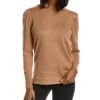 Anne Klein Pleated Shoulder Sweater Women
