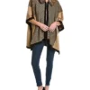 Anne Klein Zip Front Poncho Women