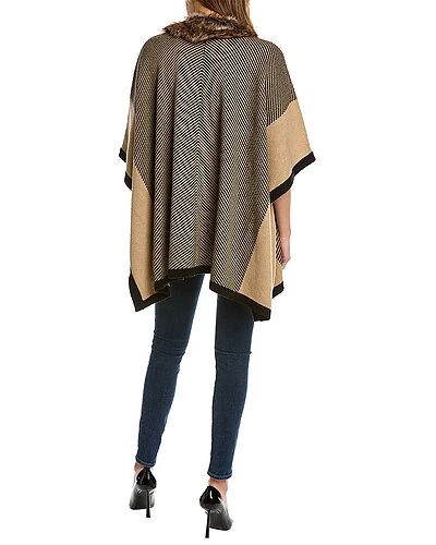 Anne Klein Zip Front Poncho Women - Image 2