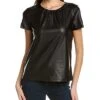 Anne Klein Gathered Neck Top Women