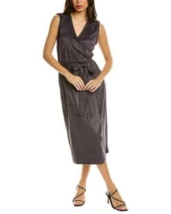 Anne Klein Faux Wrap Dress Women