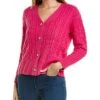 Anne Klein Cable Knit Cardigan Women