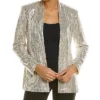 Anne Klein Sequin Blazer Women
