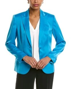 Anne Klein Satin Blazer Women