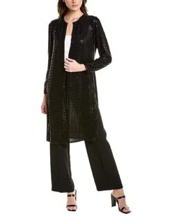 Anne Klein Linear Shine Duster Women