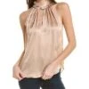Anne Klein Matte Satin Halter Tank Women