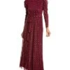 Anne Klein Puff Sleeve Maxi Dress Women