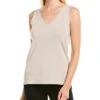 Anne Klein Double V-Neck Tank Women