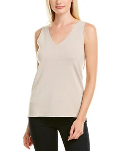 Anne Klein Double V-Neck Tank Women