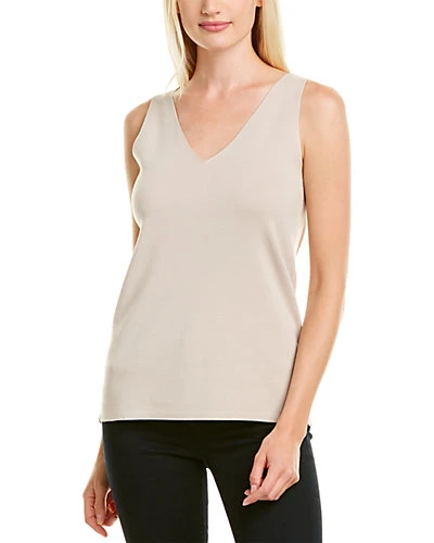 Anne Klein Double V-Neck Tank Women