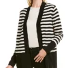 Anne Klein Striped Malibu Cardigan Women