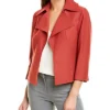 Anne Klein Twill Kissing Jacket Women