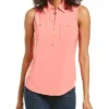 Anne Klein Collared 1/2-Zip Top Women