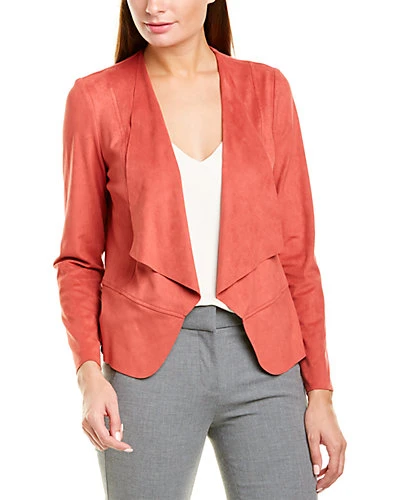 Anne Klein Drape Front Peplum Jacket Women