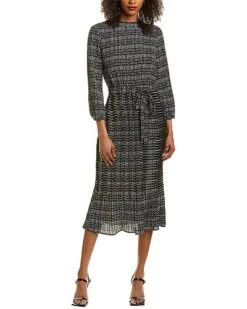 Anne Klein Metro Print Midi Dress Women