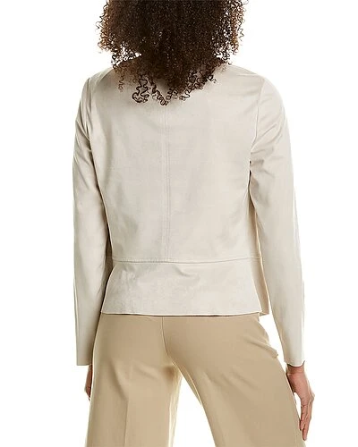 Anne Klein Drape Front Peplum Jacket Women - Image 2