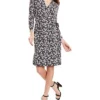 Anne Klein Printed Wrap Dress Women