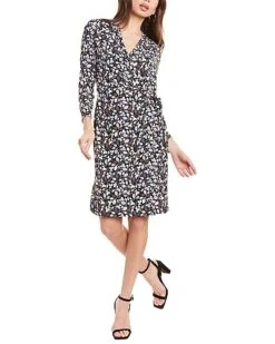 Anne Klein Printed Wrap Dress Women