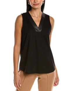 Anne Klein Easy Pleat Top Women
