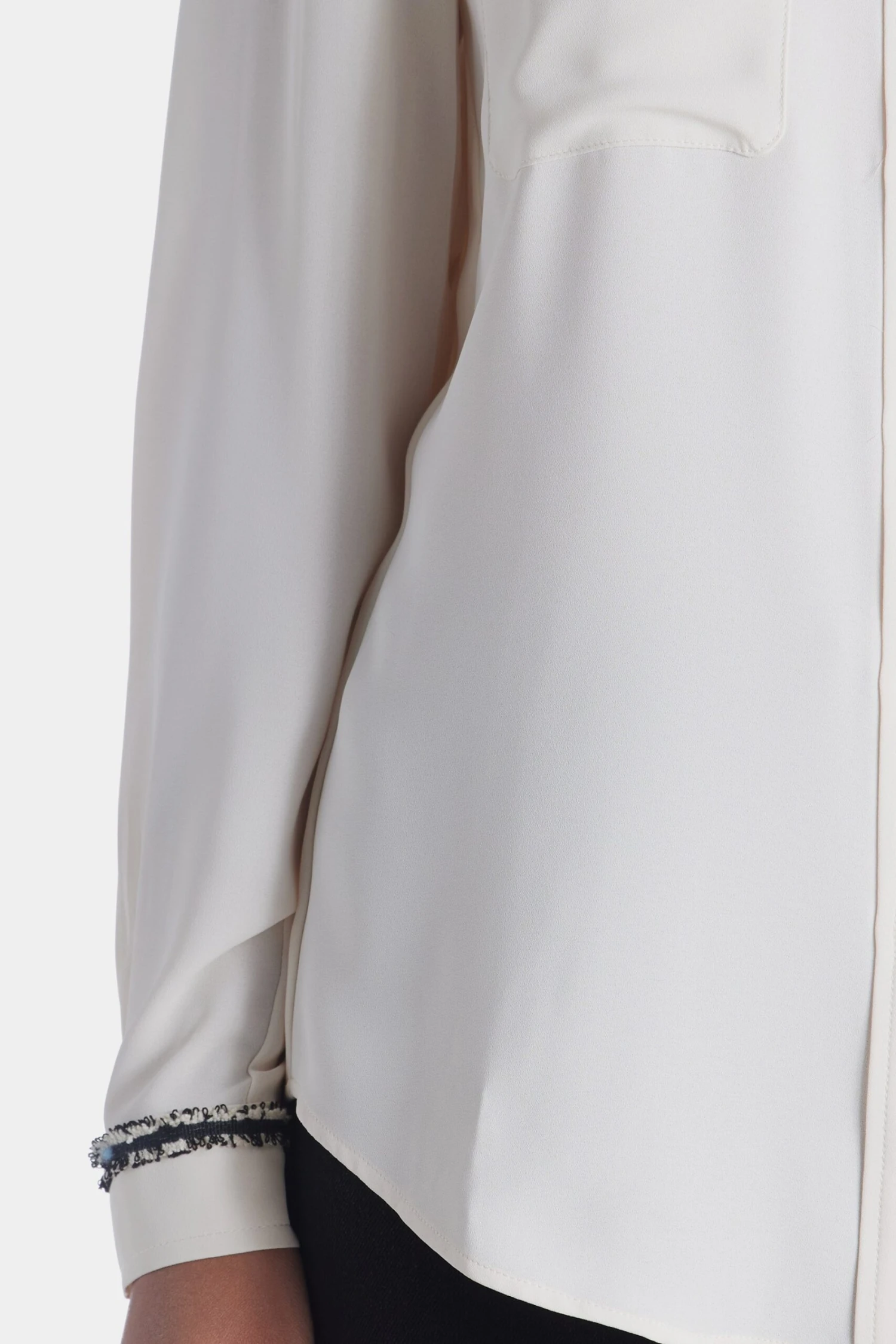 Anne Klein Long Sleeve Button Down Blouse - Image 4