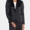 Anne Klein Montreal Satin Long Peak Lapel Jacket