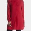 Anne Klein Long Sleeve Pop-Over Tunic
