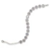 Anne Klein Silver-Tone Crystal Line Bracelet