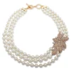Anne Klein Pearl And Gold-Tone Torsade Necklace