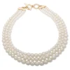 Anne Klein Triple Strand Pearl Necklace