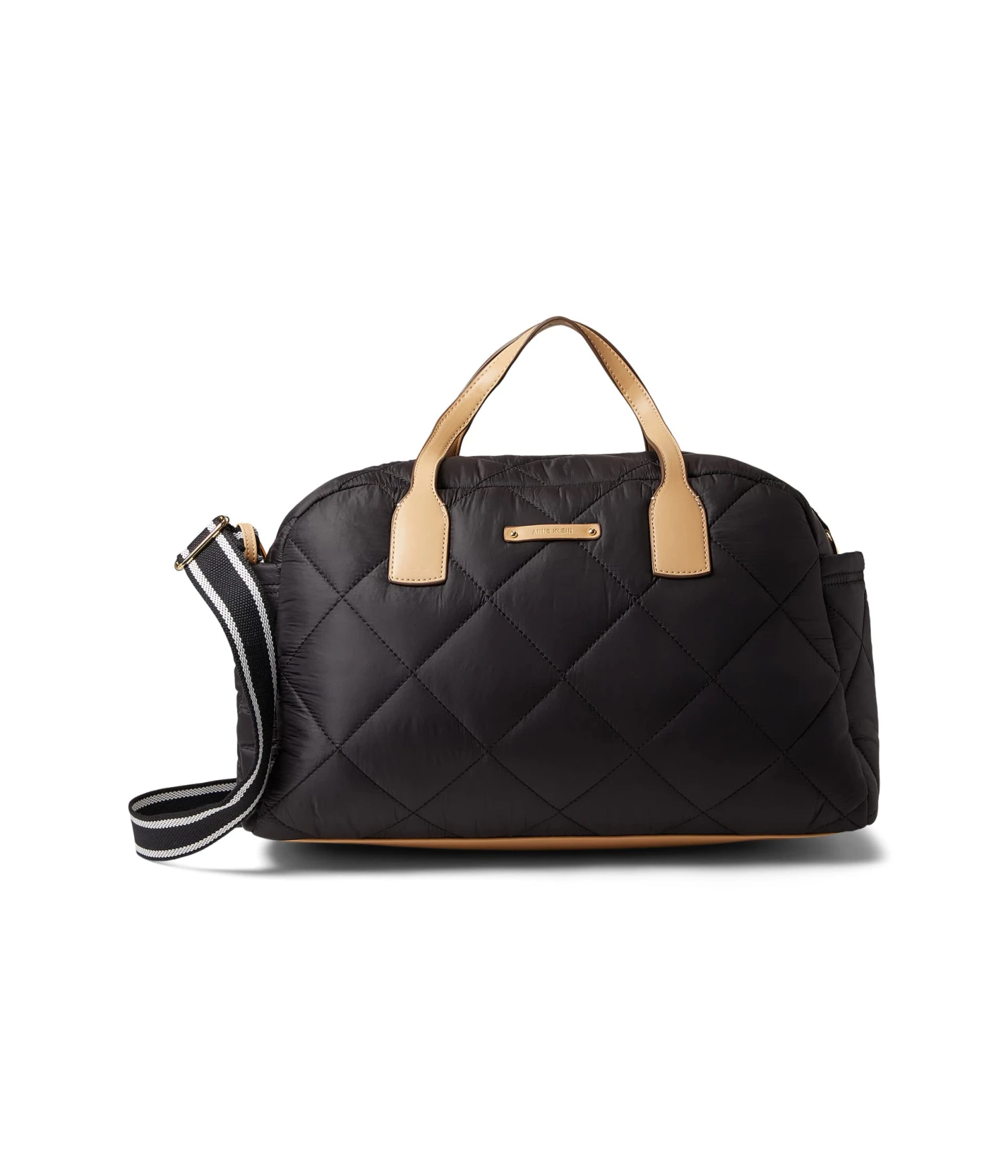 Anne Klein Quilted Nylon Weekender