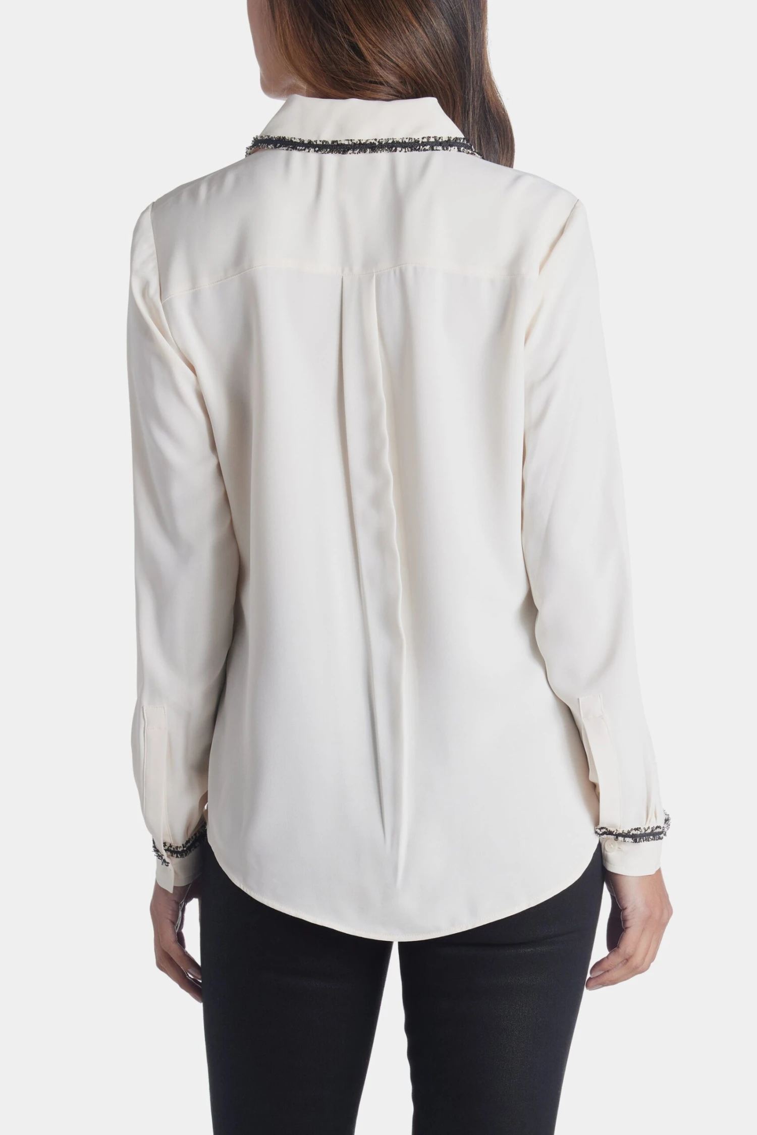 Anne Klein Long Sleeve Button Down Blouse - Image 5