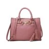 Anne Klein East West Satchel With Horse Bit