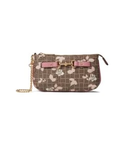Anne Klein Horsebit Wristlet Pouch