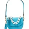 Anne Klein Mini Saddle Crossbody With Resin Chain