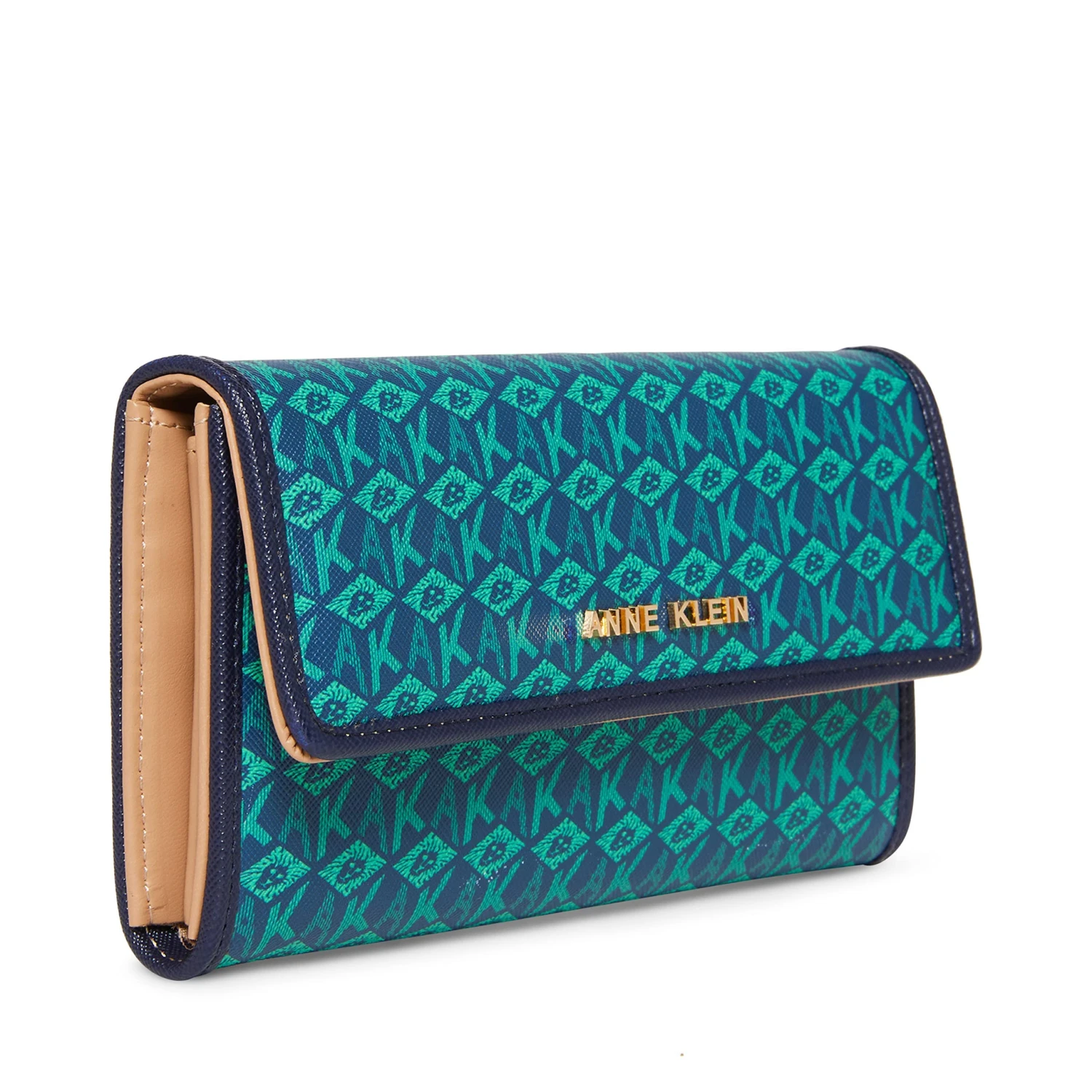 Anne Klein AK Cube Logo Flap Wallet - Image 2