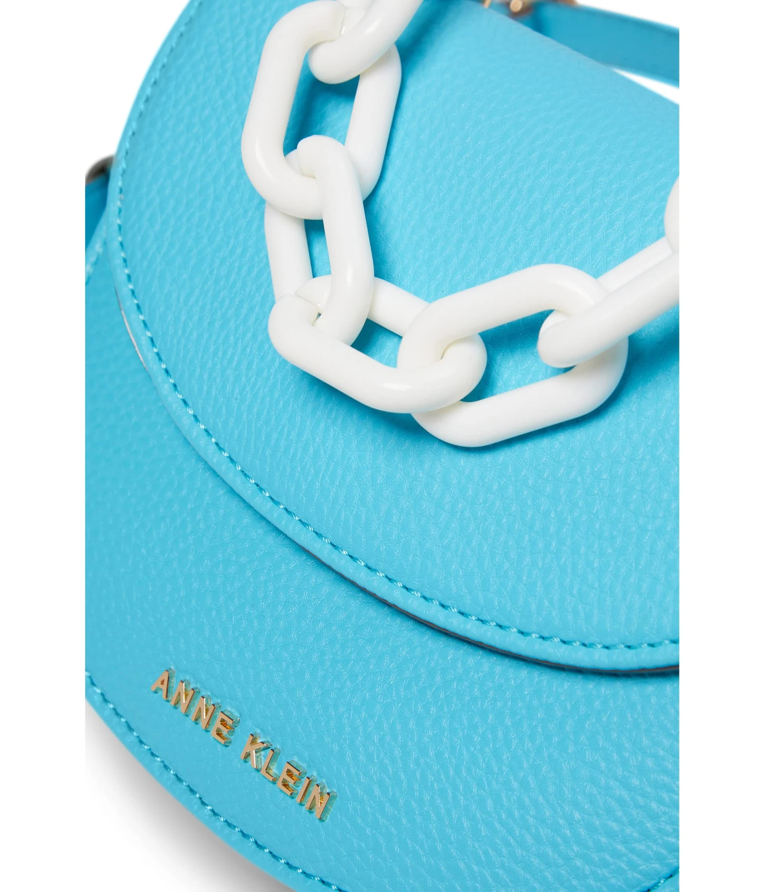 Anne Klein Mini Saddle Crossbody With Resin Chain - Image 4