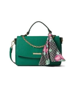 Anne Klein Top-Handle With Chain Swag