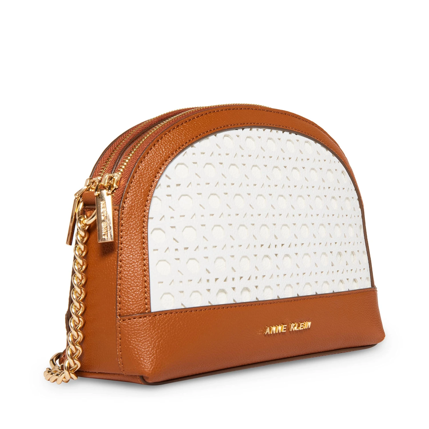 Anne Klein Perforated Triple Compartment Crossbody - Image 2