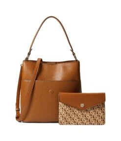 Anne Klein Hobo With Convertible Logo Pouch