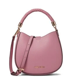 Anne Klein Braided Handle Hobo Crossbody
